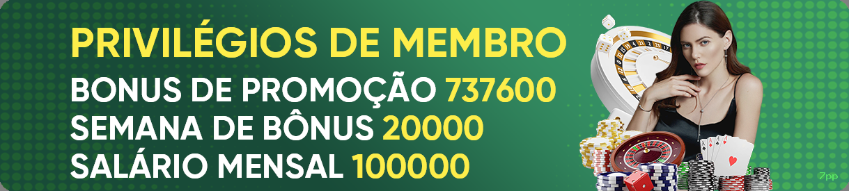 Bônus e prêmios 7pp